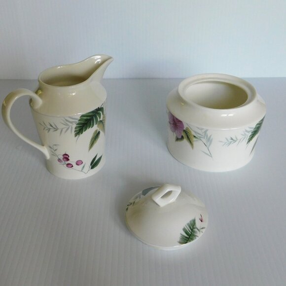 Mikasa Porcelain Sugar and Creamer Set - Picture 1 of 5